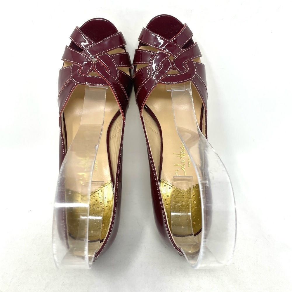 Cole Haan‎ D21439 Pumps Red Patent Leather Womens 6 - Picture 6 of 8
